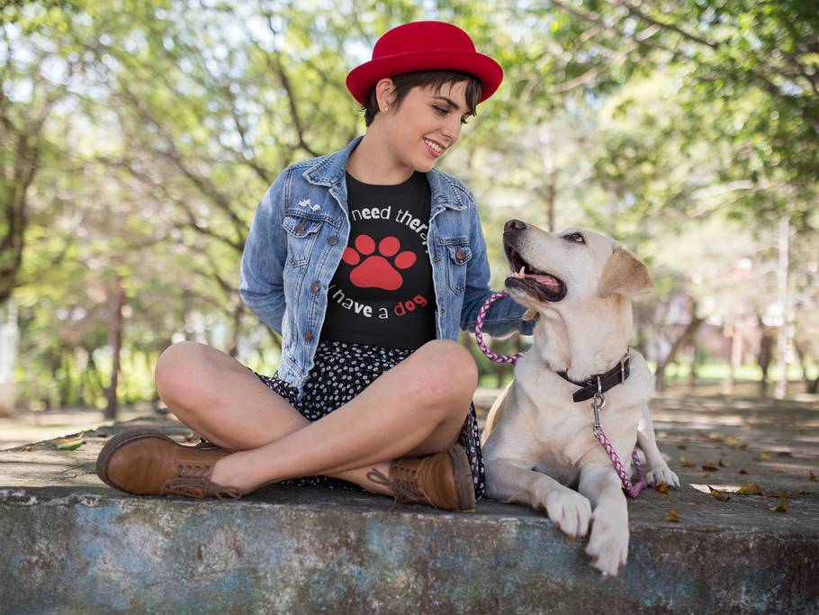 woman-with-her-dog-wearing-a-tshirt-mockup-outdoors-a17984